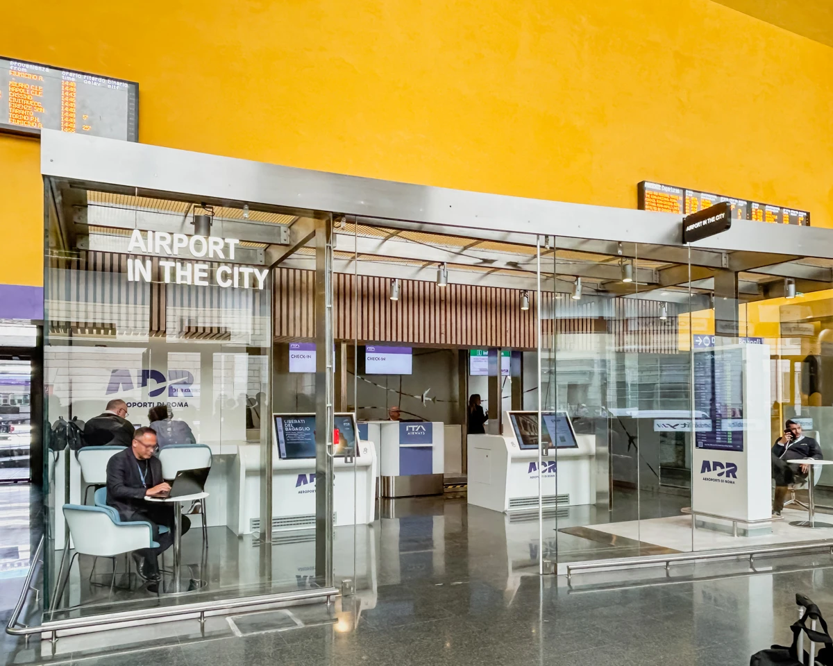 Da oggi a Roma Termini fai il check-in diretto per i tuoi voli con Airport in The City!