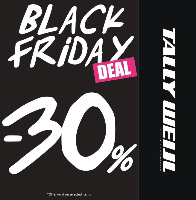 DA TALLY TROVERAI LE MIGLIORI OFFERTE DEL BLACK FRIDAY!